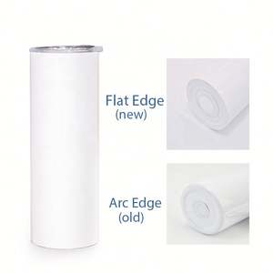 Bouteille isotherme en acier inoxydable à sublimation, modèle plat, 20 oz, avec couvercle, pour la vente en gros - Product Image 2