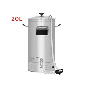 20L Homebrew Todo en uno microcervecería Anti-Burn Máquina de elaboración de cerveza artesanal Equipo de cervecería