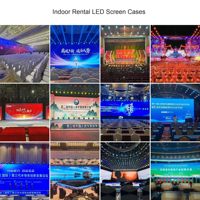 Layar LED Indoor Vishow5.0 P2.604 500*1000mm Kabinet Sewa Full Color untuk Video Wall LED Acara Konser