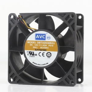 Ventilador de Refrigeración AVC 24V 48V DC12V 1.92A AC EC 9038 90X90X38MM 9CM de Cuatro Cables PWM Ultra Potente de Alto Volumen de Aire para Servidor DBTA0938B2U - Product Image 1