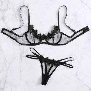 La nueva llegada más tamaño de encaje G-string <span class=keywords><strong>transparente</strong></span> <span class=keywords><strong>sensual</strong></span> conjunto de lencería <span class=keywords><strong>para</strong></span> <span class=keywords><strong>mujer</strong></span> <span class=keywords><strong>ropa</strong></span> <span class=keywords><strong>interior</strong></span> Sexy - Product Image 3