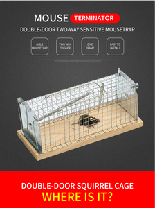 Hot Product Grote En Kleine Twee Entry Houten Metalen Verschillende Maten Muis Val Kooi Te Koop - Product Image 5
