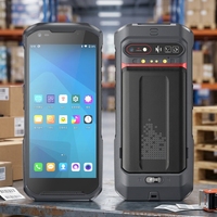 Terminal de Datos Portátil PDA con Escáner de Código de Barras 1D/2D Inalámbrico, Android 13, 6GB de RAM, Pantalla de 5.5 Pulgadas, Resistente y Profesional, para Inventario Minorista