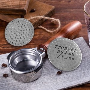 58.5 מ""מ 304 נירוסטה מסך מסנן קפה לשימוש חוזר מסנן רשת עמיד בחום מסך פאק להכנת קפה בריסטה - Product Image 5