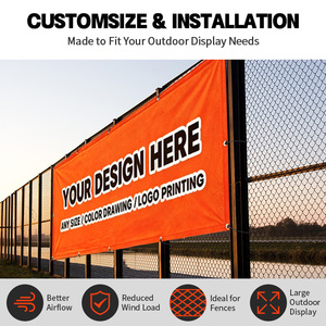 Bulk Wholesale Branded Vinyl Mesh PVC Outdoor Windproof Hanging Advertising Display Promotional <strong>Banners</strong> for Event Celebrations - Product Image 2