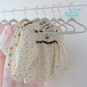 Wholesale 30 Pack Baby Velvet Hangers Space-Saving Baby Felt Hangers for Children's Closet with 10 <b>Clips</b> - Product Image 6