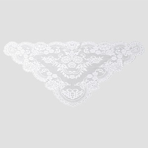 Mantilla espagnole blanche en dentelle, foulard court pour la messe catholique, pour mariée - Product Image 5