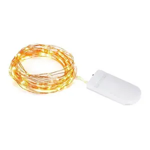 Button Battery Copper Wire Small String Light Decoration For Cake Flower Decor Lights Creative Gift mini led light