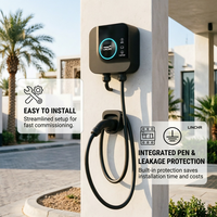 Cargador de Vehículos Eléctricos Stellar de 22kW, Nuevo, con RCD Tipo B Integrado, Protección Contra Fugas de CC 6mA+30mA, Compatibilidad con Energía Solar Fotovoltaica, para el Hogar