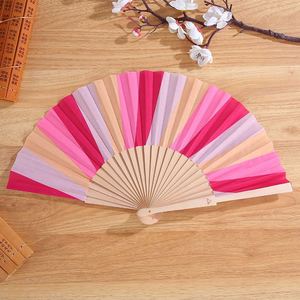 Abanico de Mano de Madera Pintado con Logotipo Personalizado BSBH de 23 cm, Color Personalizado para Decoración de Bodas y Regalos - Product Image 4