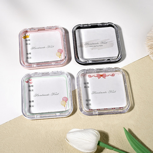 Boîte d'emballage vide pour faux ongles, présentoir 4 couleurs, pour ongles artificiels à bord rond, en plastique acrylique transparent, outil de rangement, vente en gros - Product Image 3