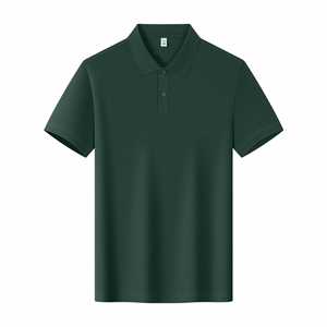 Promotional Polo Shirt Cotton Blend Stretch Short Sleeve Summer Workwear Custom Logo Embroidered Cultural Shirt - Product Image 3