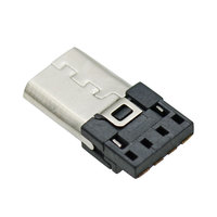 Conector USB tipo C Micro de 4 pines Precio barato Conector macho de puerto de carga Jack V8