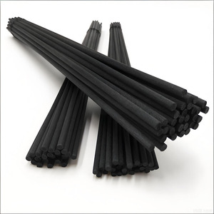 Blue Glass Reed <b>Diffuser</b> Bottle with Dark Purple Fiber Reeds Scented Home Fragrance <b>Sticks</b> Set - Product Image 4