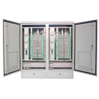 Armoire de distribution de fibres optiques extérieure FTTH 144 fibres, cadre de distribution de fibres optiques, connexion croisée, terminal SC/FC/ST/LC, protection IP65