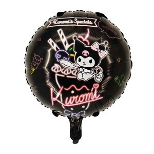 All'ingrosso 18 pollici personaggio dei cartoni animati in lamina rotonda elio gonfiabile punto <span class=keywords><strong>Spiderman</strong></span> Kuromi palloncini per la decorazione della festa di compleanno - Product Image 2