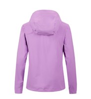 Chaqueta SoftShell impermeable de invierno para mujer elegante 100% poliéster tejido elástico puños elásticos con capucha ideal para Trail Running