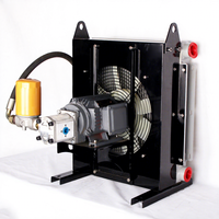 Refroidisseur d'huile hydraulique de la série HM-DLXH, pompe à huile intégrée, échangeur de chaleur de haute qualité, vente directe d'usine