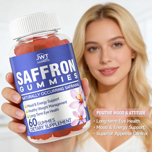 Gummies au Safran pour le Soutien de l'Humeur, de l'Énergie, du Sommeil et la Santé des Yeux, Compléments Antioxydants avec GABA et Vitamines - Product Image 4