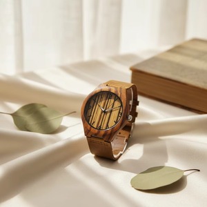 Nuevo Reloj de Madera de Lujo de Venta Directa de Fábrica, Reloj de Madera para Hombre con Correa Casual Popular, Movimiento de Cuarzo - Product Image 2