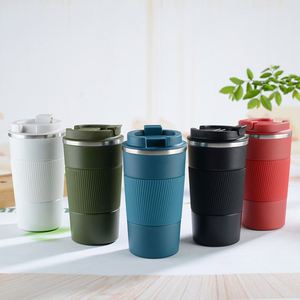 Portable Double-Layer Insulated 304 Stainless Steel American Coffee Cup Easy to Use Business Gift Tumbler - Product Image 1