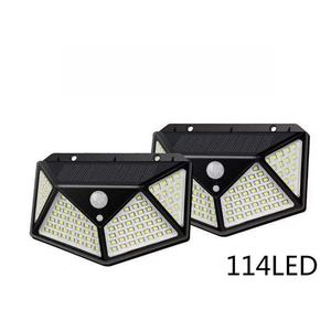 人感センサー付きソーラーウォールライト 屋外防水街路灯 セキュリティランプ IP65 ガーデン用 バッテリー電源 - Product Image 2