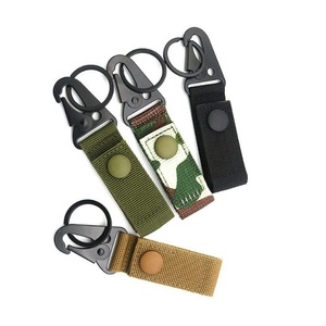 YYX Custom ize PVC Gummi Patch taktischen Gürtel Schlüssel bund Werkzeug Karabiner Rucksack schwarz Schlüssel anhänger kurzes <span class=keywords><strong>Lanyard</strong></span>