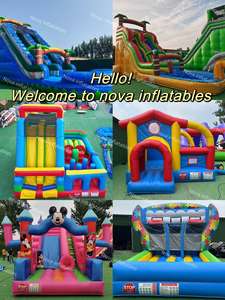 Structures gonflables personnalisées Nova avec toboggan pour les fêtes d'enfants en plein air - Product Image 5