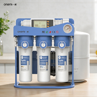 Système d'osmose inverse 75 GPD OEM/ODM à 5 étapes pour la maison, filtre à eau sous évier, purificateur d'eau avec réservoir et moniteur TDS