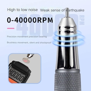 Manicure Tool Powerful Brushless Low Noise Rechargeable Portable 40000 RPM Electric File Stainless Steel <b>Nail</b> Drill Machine - Product Image 6