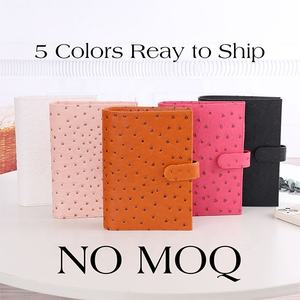 Planificateur de classeur en cuir A6 à 6 anneaux sur Etsy <span class=keywords><strong>Ins</strong></span> et <span class=keywords><strong>FB</strong></span> TK Organisateur de cahier de budget avec ensemble de stylos pour Journal d'argent - Product Image 2