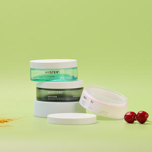 Vente en gros de pots en verre transparent de 100 g, pot en verre à large ouverture personnalisé pour crème pour le visage avec couvercle - Product Image 1