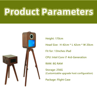 Mini PC puissant inclus, garantissant un fonctionnement fluide et réactif pour tous les logiciels de photomaton et une utilisation intensif pour les événements.