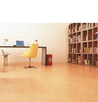 Revêtement de sol SPC moderne pour bureaux, vinyle PVC, prix abordable, fournisseur du Shandong