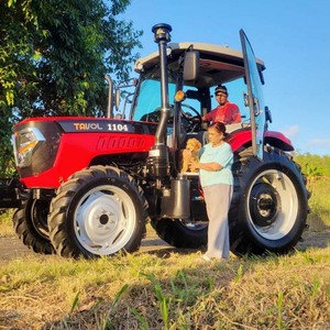 Tractor de Ruedas TAVOL de 80HP 4WD de China con Desbrozadora/Cortadora de Césped Delantera, Transmisión por Engranajes, Motor Yunnei, 1 Año de Garantía, para Uso Agrícola y de Jardinería - Product Image 4