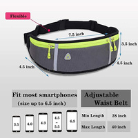 Cinturón ligero de entrenamiento al aire libre para hombre y mujer, riñonera ajustable con correa elástica, bolsa para teléfono