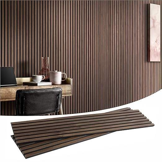 Acoustic Wooden Wall Panels Soundproof Wood Slat Acoustic Wall Panels ...