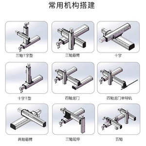 Module de mouvement à double rail linéaire avec vis à billes en alliage d'aluminium Hofujng, longueur effective 50-2500 mm - Product Image 4