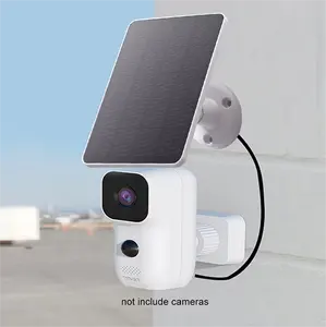 4W Deurbel Outdoor Camera Security Cam Usb Batterij Waterdichte Zonne-Energie Camera Oplader 360 Graden Verstelbare Zonnepaneellader