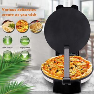Plancha Eléctrica de 35 cm con Calentamiento de Doble Cara, Control de Temperatura Ajustable, Panel Antiadherente de PTFE, para Crepas, Pizza y Panqueques - Product Image 1
