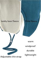 Gorro de Invierno Cálido de Forro Polar, Gorro Suave con Orejeras, Cortavientos, para Esquí, Nieve, Ciclismo, Gorro de Calavera, Forro para Casco