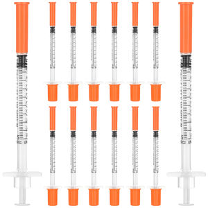 Jeringa de insulina desechable U40 personalizable de gran venta 2025, jeringa de 0,5 ml con aguja, U-100, puede usar animales - Product Image 1
