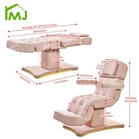 Mobilier de salon, table de massage électrique pour esthéticienne, lit de beauté de luxe, lits pour extensions de cils