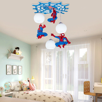 Lampu Gantung Kaca Diskon Besar dengan LED Ramah Mata untuk Kamar Anak, Lampu Plafon yang Dapat Diredupkan