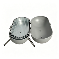 Barbecue portable ultra-compact au charbon de bois, design à transporter à la main avec loquet sécurisé pour camping et pique-nique en extérieur, 2-3 personnes