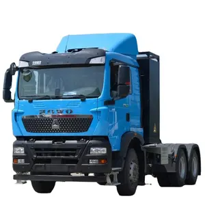 2024 China Nieuwe Energie Elektrische Zware Vrachtwagen Cnhtc Howo Tx 25T 6X4 Ev Tractor Vrachtwagen Hoge Kwaliteit Truck Tractor Te Koop