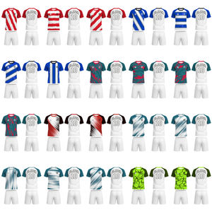 Commande en gros Impression par sublimation Tenue <span class=keywords><strong>de</strong></span> football Style d'équipe professionnelle Ajustement flexible Ensemble <span class=keywords><strong>de</strong></span> maillots <span class=keywords><strong>de</strong></span> football pour les passionnés <span class=keywords><strong>de</strong></span> sport - Product Image 5