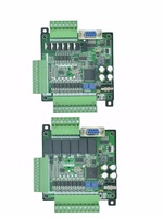 Placa de control industrial PLC de 1/2 ", 8 entradas, 6 salidas, 6AD, 2DA y RS485, RTC, compatible con FX1N y FX2N