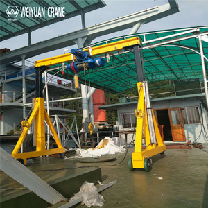 Grúa Pórtico Móvil de Acero Ajustable en Altura de 1 2 3 5 10 12 T con Manivela Manual - Product Image 4