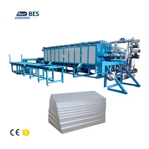 Máquina automática de fabricación de paneles de moldeo de espuma de poliestireno EPS para construcción, línea de producción de edificios